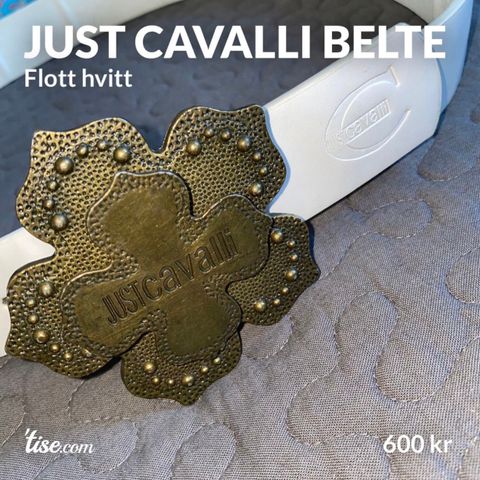 Just Cavalli belte - flott unisex!