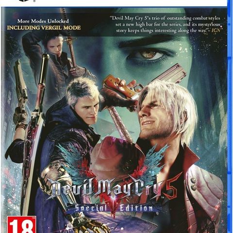 Ny/uåpnet Devil May Cry 5 (PS5)