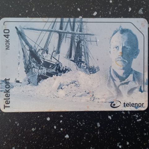 Telekort - vintage - telenor - nansen!