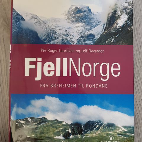 Bok: FjellNorge. Fra breheimen til Rondane