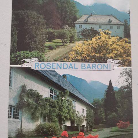 KR 5 POSTKORT ROSENDAL BARONIET