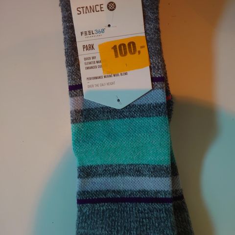 Stance snowboard / slalom sokker str S