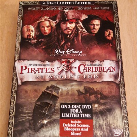 Pirates of the Caribbean : At Worlds End  ( DVD )