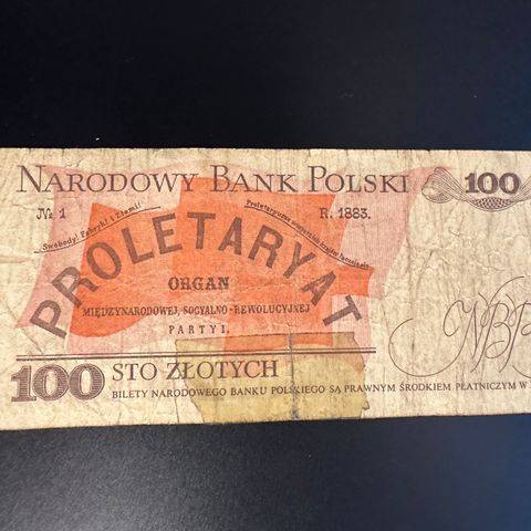 100 Zloty, Polen 1983. (384 Y)