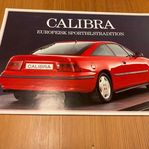 BILBROSJYRE - OPEL CALIBRA - 1990