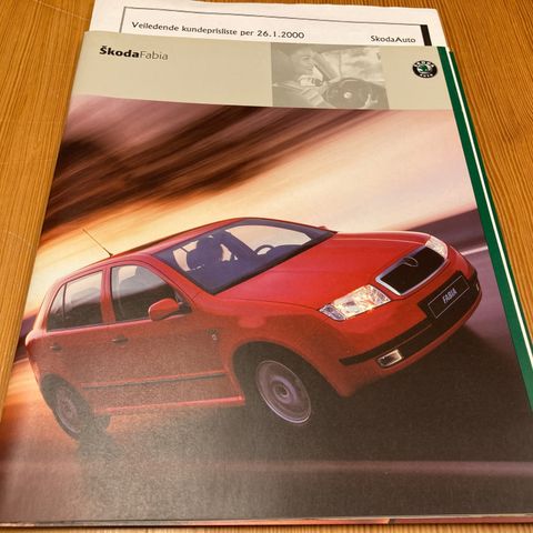 BILBROSJYRE - SKODA FABIA - 2000