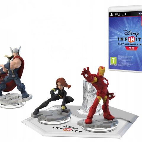 PS3 DISNEY INFINITY 2.0 EDITION: MARVEL SUPER HEROES STARTER PACK barn