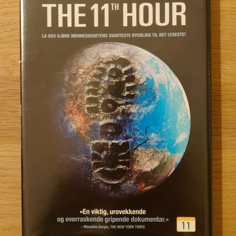 The 11th hour DVD selges