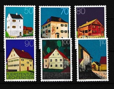 LIECHTENSTEIN 1978 - BYGNINGER I - POSTFRISK  (LI-2)