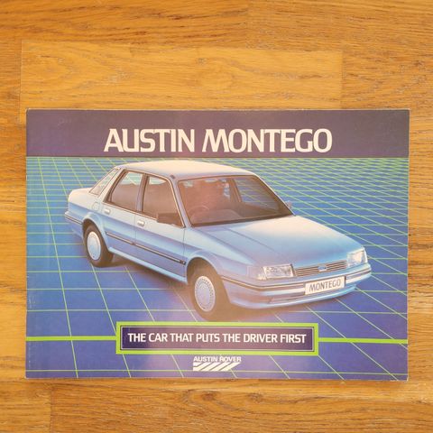 Brosjyre Austin Montego 1982