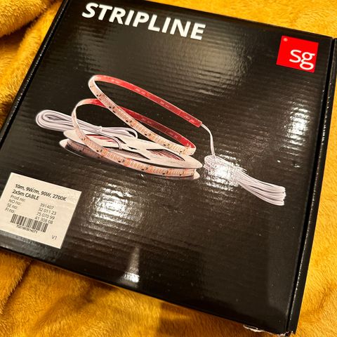 SG StripLine 10m 827lm/M 2700K Ra>90 9W/M LEDstripe