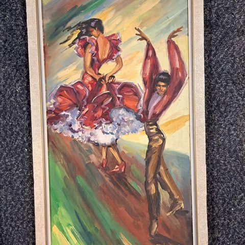 Maleri "flamenco" av Iglesias