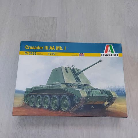 Italeri byggesett crusader III AA Mk.I