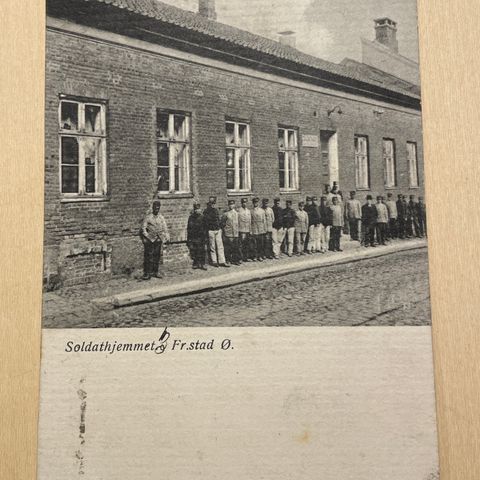 Soldathjemmet Fredrikstad Ø - stemplet 20.12.1921
