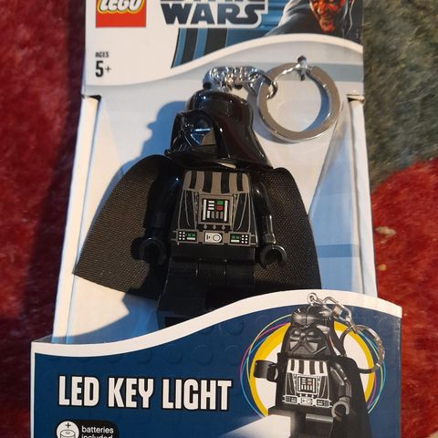 Lego Star Wars Darth Vader nøkkelring m lys