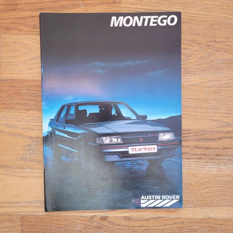 Brosjyre Austin Montego 1986