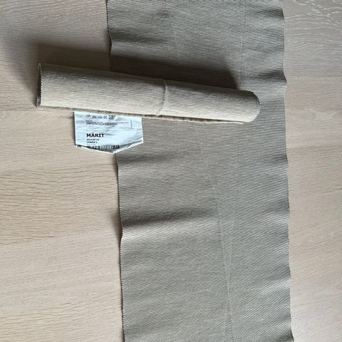 Løper MÄRIT, 130x35cm, beige, 3 stk