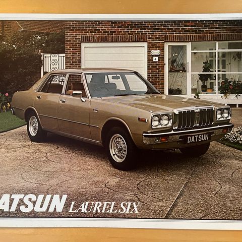 Brosjyre Datsun Laurel Six 200L