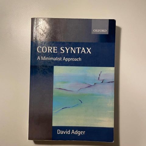 Syntax David Adger