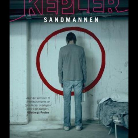 "Sandmannen" av Lars Kepler, innbundet.