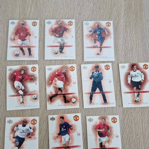 Manchester United 2001 Premier Power Upper Deck Scholes Stam Butt