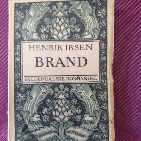 Henrik Ibsen - Brand - gammel bok