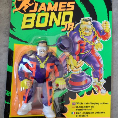 James Bond JR - Odd Job - Uåpnet - 1992 - Vintage - 500 kr inkl frakt