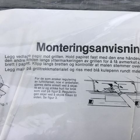 NOS GRILLTREKK UNIVERSALMODELL