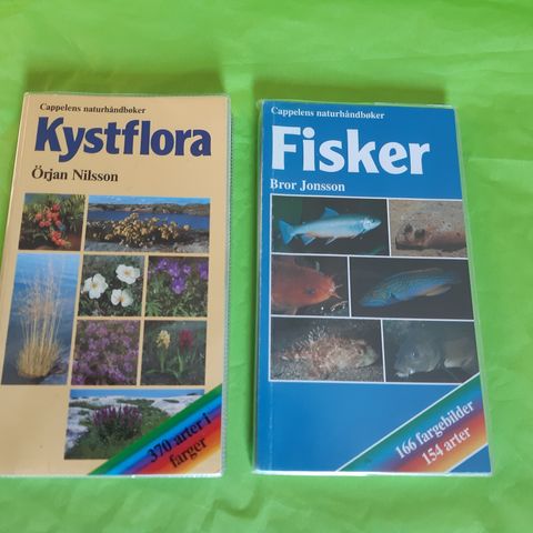 Cappelen naturhåndbøker: Blomster/ Fugler / Fisker / Kystflora