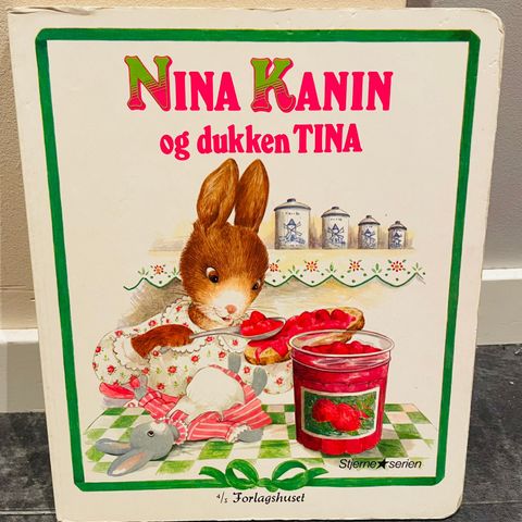 Nina kanin og dukken Tina - barnebok