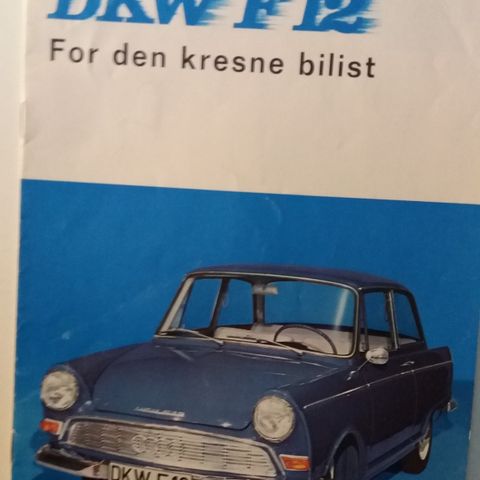 DKW F 12 ( Junior ) -brosjyrer. (NORSKE)