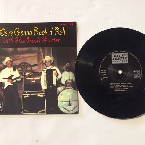 HARDROCK GUNTER / WE'RE GONNA ROCK 'N' ROLL - 7" VINYL 4-SPORS EP