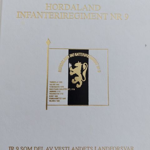 Hordaland Infanteriregiment nr 9.
