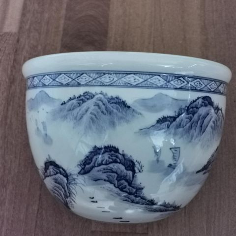 Kinesisk porselen krukke/potte