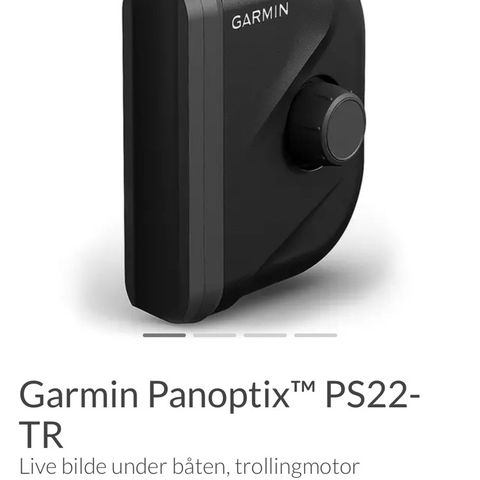 Garmin Panoptix PS22-TR svinger
