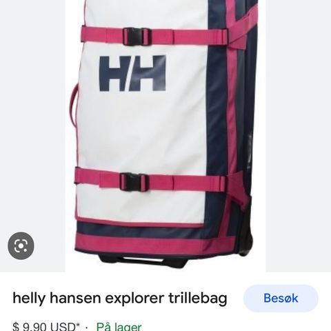 HH  trillekoffert ønskes kjøpt  rosa eller hvit