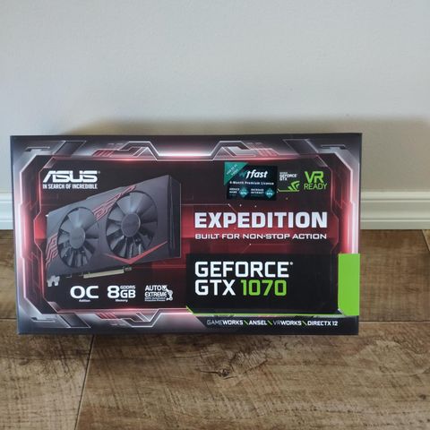 Asus GeForce GTX 1070 OC EXPEDITION  8GB