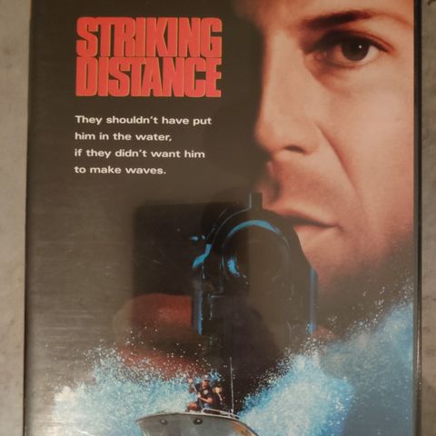 Striking Distance - Innen Rekkevidde ( DVD) Bruce Willis - 1993 - Sone 1