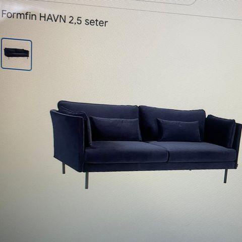 Norsk design formhavn sofa.