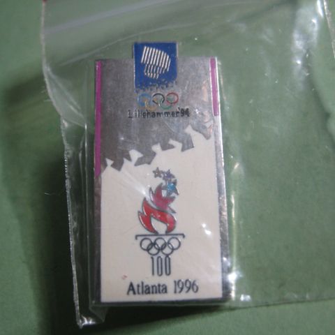 OL Pin Lillehammer 1994 Atlanta 1996