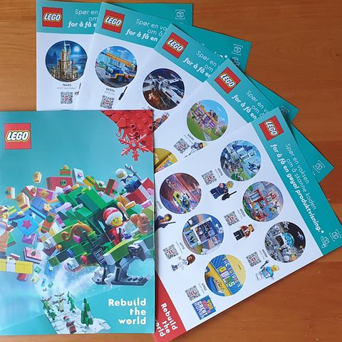 LEGO A4 Folder med 30 Klistremerker + 23 utklippbare