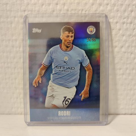 Rodri /99 Holofoil - Topps Manchester City Official Team Set