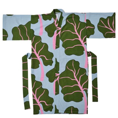 L/XL Bastua Marimekko Ikea Kimono/ Badekåpe rabarbra