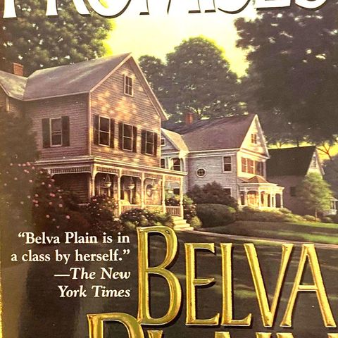 Belva Plain: "Promises". Engelsk. Paperback