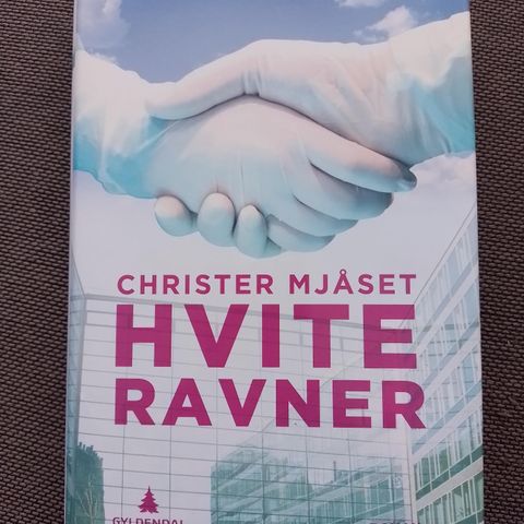 HVITE RAVNER - Christer Mjåset. SOM NY!