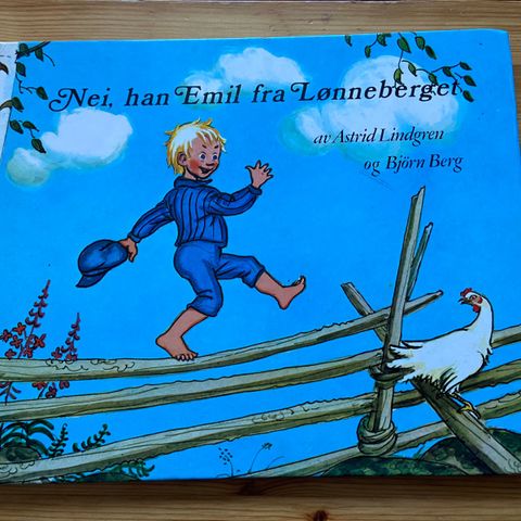 Nei, han Emil fra Lønneberget. Astrid Lindgren. Dams forlag 1973