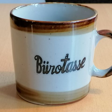 Tysk kopp merket Bürotasse