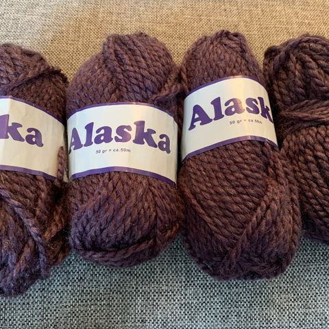 Alaska garn - lilla