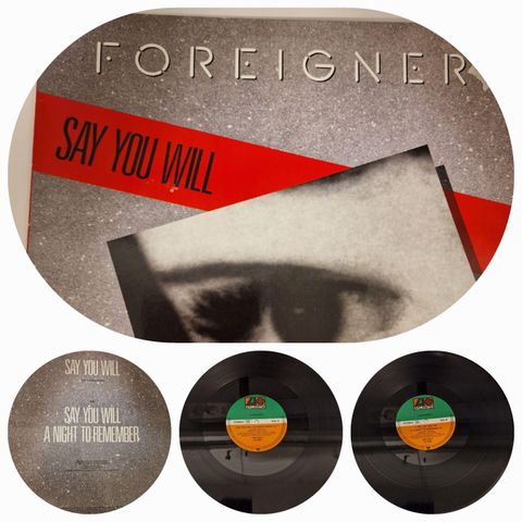 FOREIGNER  - SAY YOU WILL 1987 - VINTAGE/RETRO LP-VINYL (ALBUM)