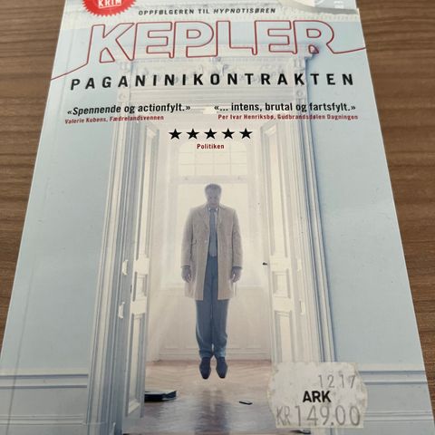 Lars Kepler- PAGANINIKONTRAKTEN